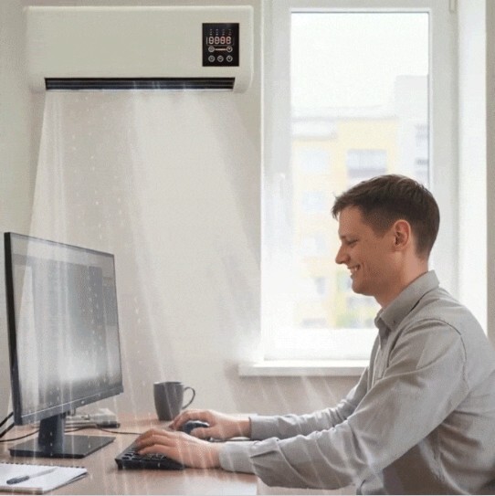 Coolzy climatiseur portable pour garder une maison fraîche pendant la canicule en France